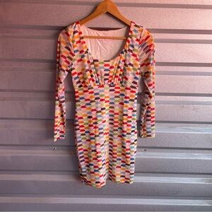 Lisa Says Gah! x Nuuly Lara Mini Dress in multi